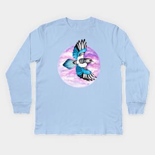 Majestic Magpie Kids Long Sleeve T-Shirt